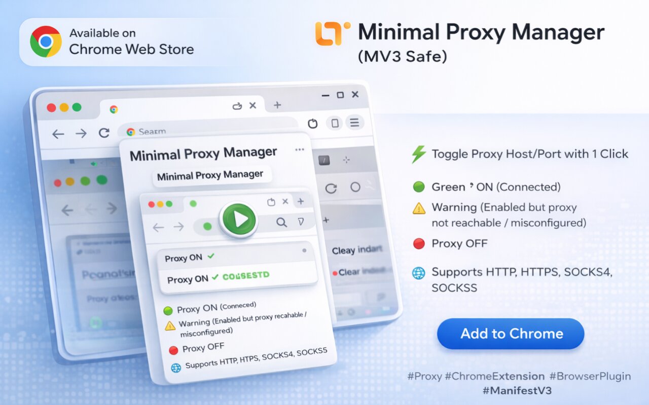 Minimal Proxy Manager screenshot 2