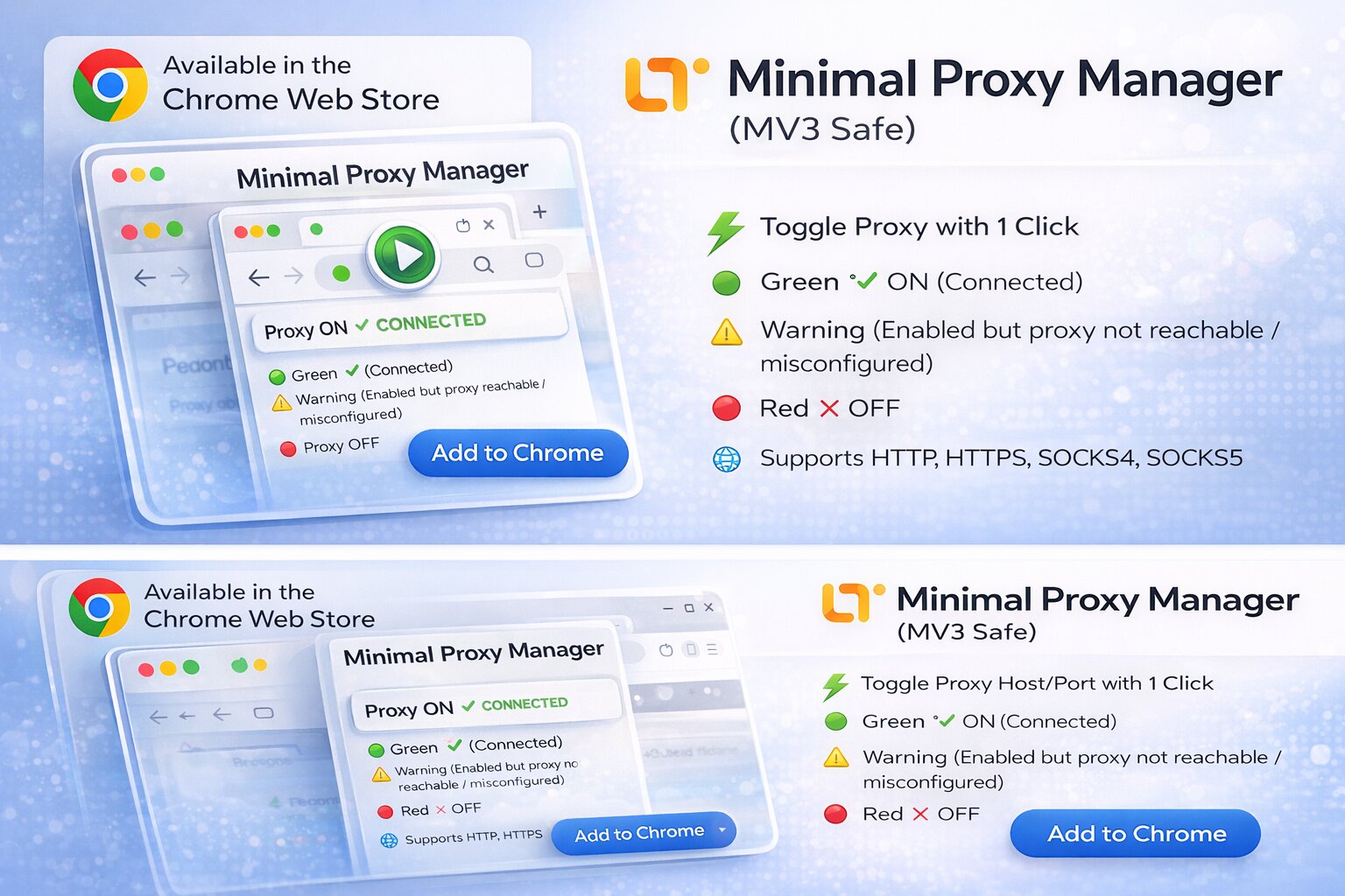 Minimal Proxy Manager screenshot 3