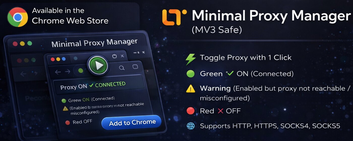 Minimal Proxy Manager screenshot 4