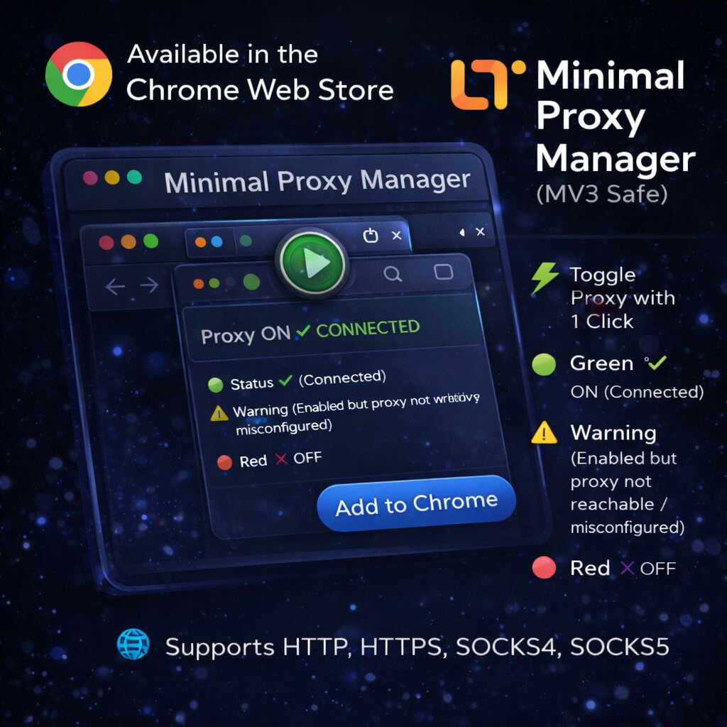 Minimal Proxy Manager screenshot 5