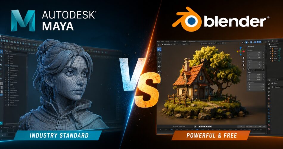 Autodesk Maya vs Blender: Sebelum Download, Baca Ini!